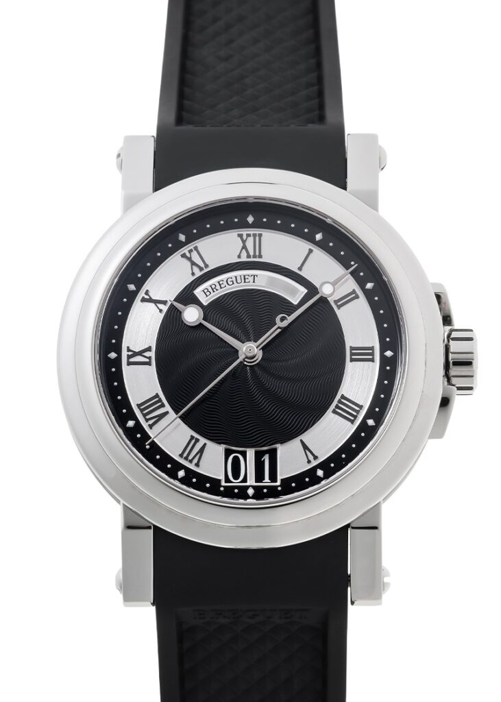ブレゲ - マリーン II ラージデイト | BREGUET | 5817ST/92/5V8 | SS 黒文字盤 自動巻き ラバー | 中古
