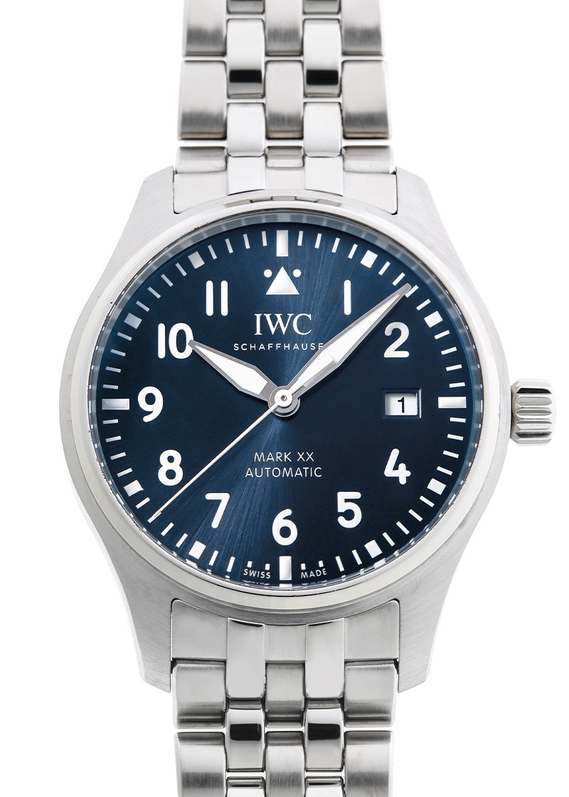 IWC - パイロットウォッチ マークXX(マーク20) | INTERNATIONAL WATCH COMPANY | IW328204 | SS ブルー文字盤 自動巻き ブレスレット | 中古