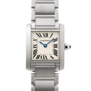 カルティエ - タンクフランセーズ SM | CARTIER | W51008Q3 | SS 白文字盤 クォーツ ブレスレット | 中古