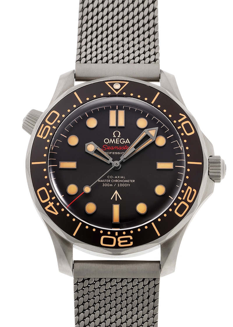 オメガ - シーマスター ダイバー 300M コーアクシャル クロノメーター 007エディション | OMEGA | 210.90.42.20.01.001 | TI ブラウン文字盤 自動巻き ブレスレット | 中古