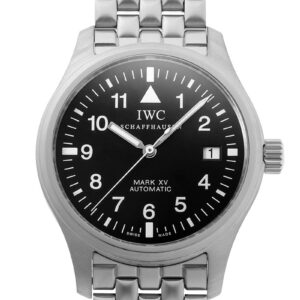 IWC - パイロットウォッチ マークXV(マーク15) 中期ブレスレット | INTERNATIONAL WATCH COMPANY | IW325307(3253-007) | SS 黒文字盤 自動巻き ブレスレット | 中古