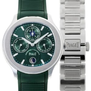 ピアジェ - ポロ パーペチュアルカレンダー ウルトラシン | PIAGET | G0A48005(P11807) | SS グリーン文字盤 自動巻き ラバー | 中古