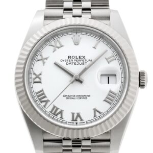 ロレックス - オイスター パーペチュアル デイトジャスト | ROLEX | 126334 | WG&SS 白文字盤 自動巻き ブレスレット | 未使用品