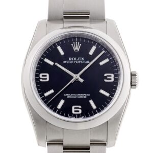 ロレックス - オイスター パーペチュアル 日本限定【シール付き デッドストック】 | ROLEX | 116000 | SS 黒文字盤 自動巻き ブレスレット | 委託品 | 未使用品