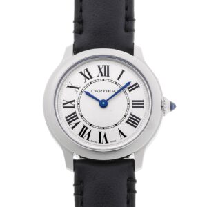 カルティエ - ロンド マスト ドゥ カルティエ | CARTIER | WSRN0030 | SS シルバー文字盤 クォーツ レザー
