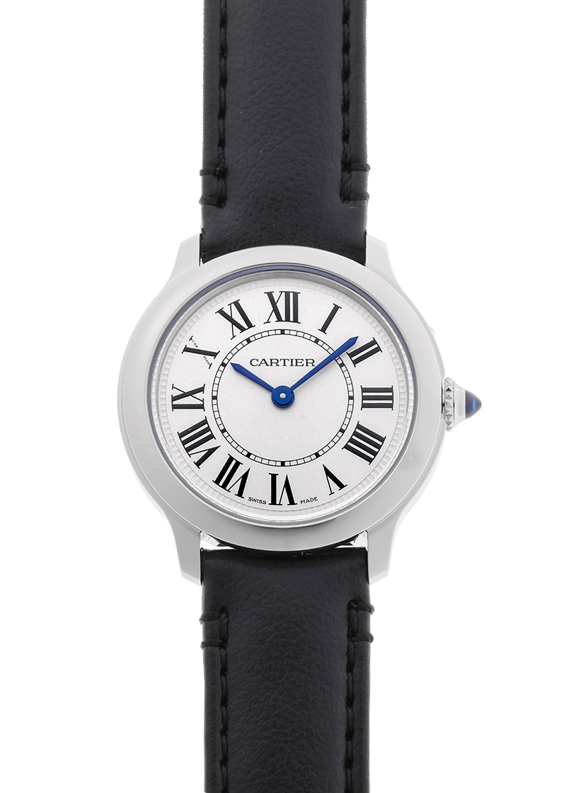 カルティエ - ロンド マスト ドゥ カルティエ | CARTIER | WSRN0030 | SS シルバー文字盤 クォーツ レザー