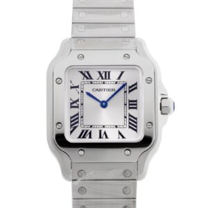 カルティエ - サントス ドゥ カルティエ SM | CARTIER | WSSA0082 | SS シルバー文字盤 クォーツ ブレスレット