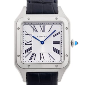 カルティエ - サントス デュモン XL | CARTIER | WSSA0032 | SS シルバー文字盤 手巻き レザー