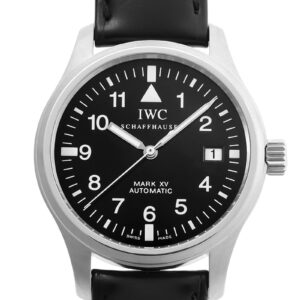 IWC - パイロットウォッチ マークXV(マーク15) | INTERNATIONAL WATCH COMPANY | IW325301 | SS 黒文字盤 自動巻き レザー | 中古