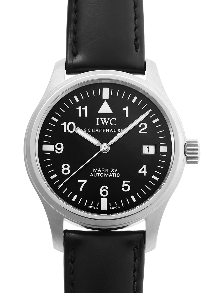 IWC - パイロットウォッチ マークXV(マーク15) | INTERNATIONAL WATCH COMPANY | IW325301 | SS 黒文字盤 自動巻き レザー | 中古