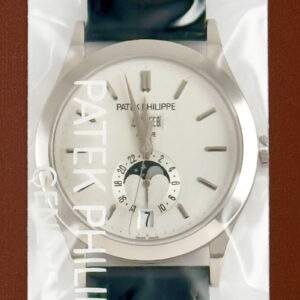 パテックフィリップ - アニュアルカレンダー| PATEK PHILIPPE | 5396G-011 | WG シルバー文字盤 自動巻き レザー | 委託品 | 中古