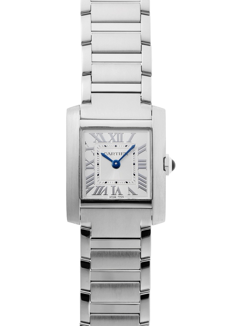 カルティエ - タンクフランセーズ SM | CARTIER | WSTA0065 | SS シルバー文字盤 クォーツ ブレスレット | 中古