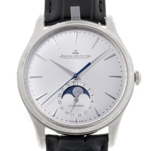 ジャガールクルト - マスター ウルトラスリム ムーン | JAEGER LECOULTRE | Q1368430 | SS シルバー文字盤 自動巻き レザー