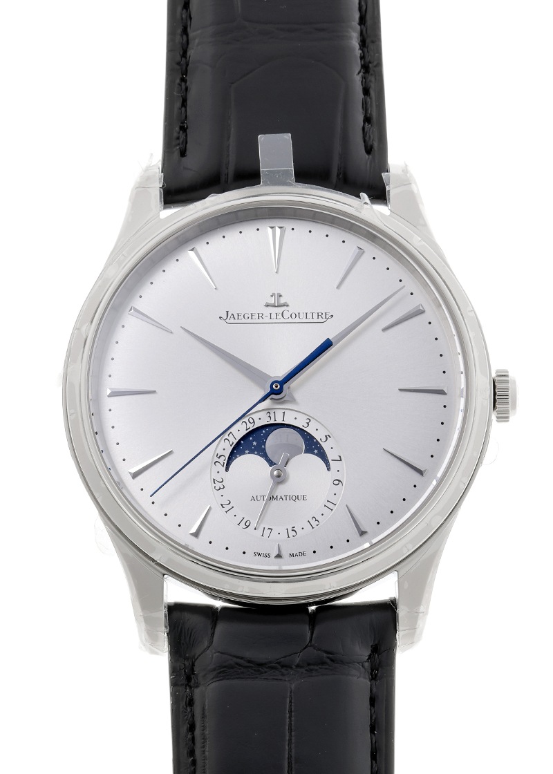 ジャガールクルト - マスター ウルトラスリム ムーン | JAEGER LECOULTRE | Q1368430 | SS シルバー文字盤 自動巻き レザー