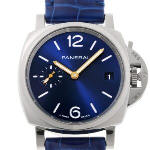 オフィチーネパネライ - ルミノール ドゥエ | OFFICINE PANERAI | PAM01551 | SS ブルー文字盤 自動巻き レザー | 中古