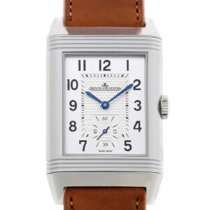 ジャガールクルト - レベルソ クラシック デュオ スモールセコンド | JAEGER LECOULTRE | Q3848423 | SS シルバー/ブラック文字盤 手巻き レザー