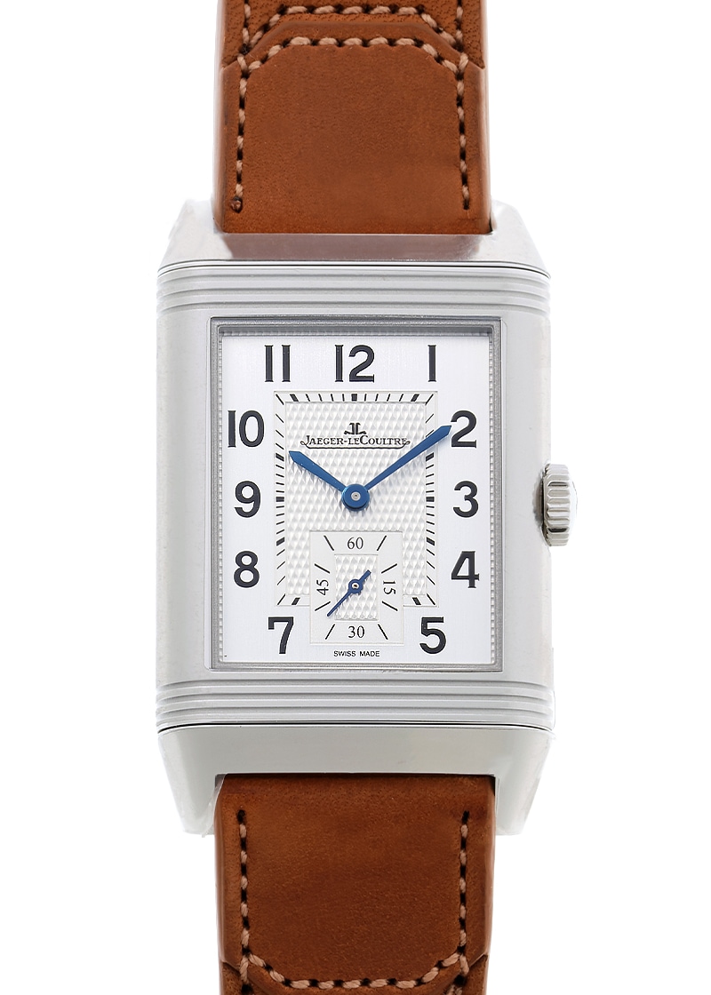 ジャガールクルト - レベルソ クラシック デュオ スモールセコンド | JAEGER LECOULTRE | Q3848423 | SS シルバー/ブラック文字盤 手巻き レザー