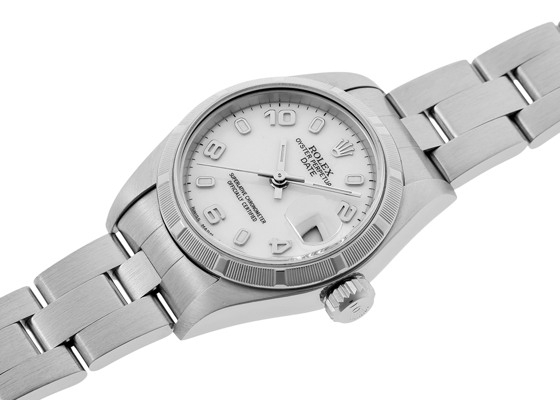 ロレックス - オイスター パーペチュアル デイト | ROLEX | 79190 | SS 白文字盤 自動巻き ブレスレット | 委託品 | 中古