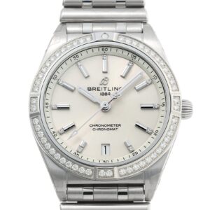 ブライトリング - クロノマット オートマチック 36 ベゼルダイヤ | BREITLING | A10380591A1A1 | SS シルバー文字盤 自動巻き ブレスレット | 未使用品