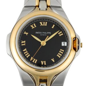 パテックフィリップ - スカルプチャー | PATEK PHILIPPE | 5091/1JA | YG＆WG 黒文字盤 自動巻き ブレスレット | 入荷予定 | 中古
