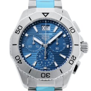 タグホイヤー - アクアレーサー プロフェッショナル 200 クロノグラフ| TAG HEUER | CBP1113.BA0627 | SS ブルー文字盤 クォーツ ブレスレット | 未使用品