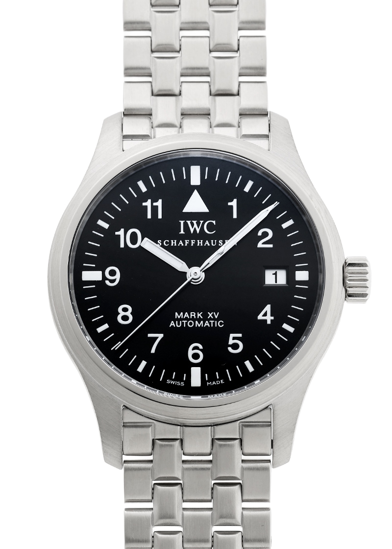 IWC - パイロットウォッチ マークXV(マーク15) 後期ブレスレット | INTERNATIONAL WATCH COMPANY | IW325301(3253-001) | SS 黒文字盤 自動巻き ブレスレット | 中古