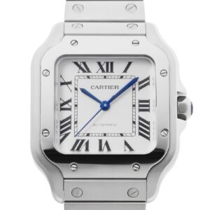 カルティエ - サントス ドゥ カルティエ MM | CARTIER | WSSA0029 | SS シルバー文字盤 自動巻き ブレスレット | 中古