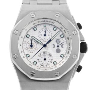 オーデマピゲ - ロイヤルオーク オフショア パーペチュアルカレンダー クロノグラフ | AUDEMARS PIGUET | 25854TI.OO.1150TI.01 | TI 白文字盤 自動巻き ブレスレット | 委託品 | 中古