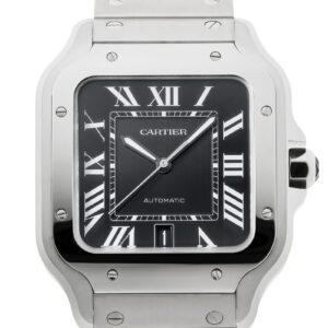 カルティエ - サントス ドゥ カルティエ LM | CARTIER | WSSA0096 | SS 黒文字盤 自動巻き ブレスレット