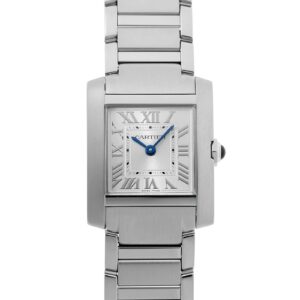 カルティエ - タンクフランセーズ SM | CARTIER | WSTA0129 | SS シルバー文字盤 クォーツ ブレスレット