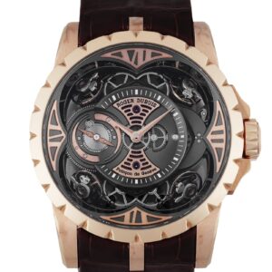 ロジェデュブイ - エクスカリバー クアトゥオール | ROGER DUBUIS | DBEX0367 | PG スケルトン文字盤 手巻き レザー | 入荷予定 | 中古