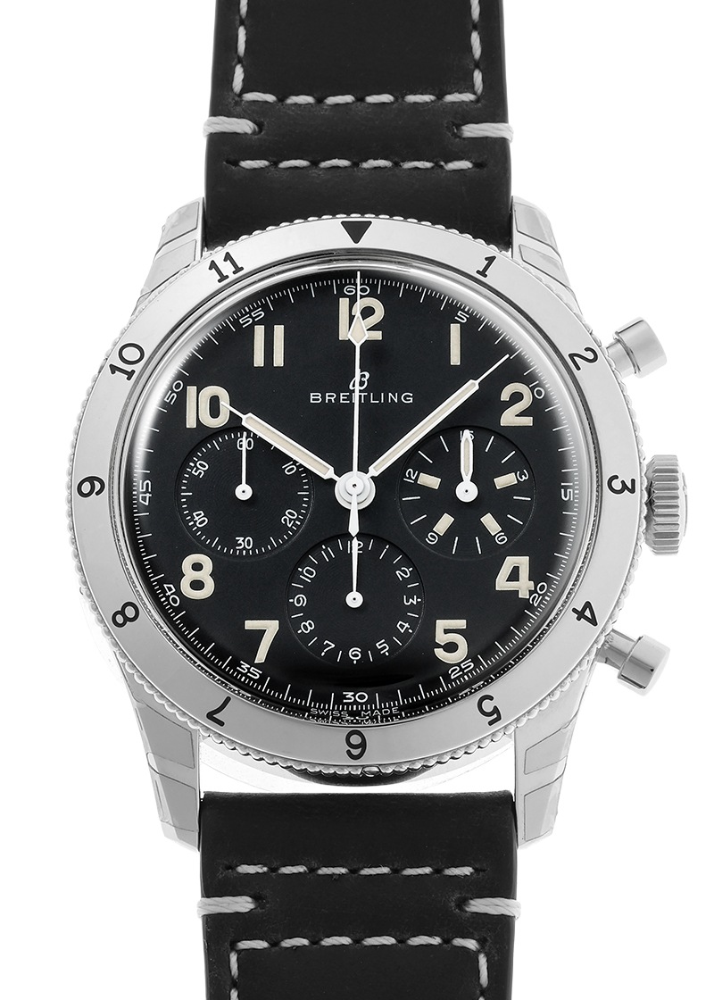 ブライトリング - クラシック アヴィ AVI REF.765 1953 リ・エディション | BREITLING | AB0920131B1X1(AB0920) | SS 黒文字盤 手巻き レザー | 未使用品