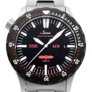 ジン - UX.GSG9 | SINN | UX.GSG9.SDR 3M | SS 黒文字盤 クォーツ ブレスレット | 未使用品