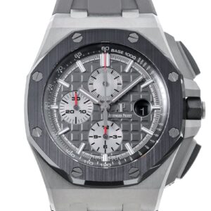 オーデマピゲ - ロイヤルオーク オフショア クロノグラフ | AUDEMARS PIGUET | 26400IO.OO.A004CA.01 | TI グレー文字盤 自動巻き ラバー | 中古