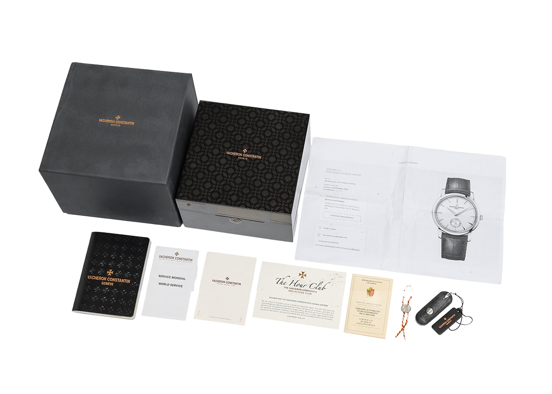 ヴァシュロン・コンスタンタン - トラディショナル | VACHERON CONSTANTIN | 82172/000G-9383 | WG シルバー文字盤 手巻き レザー | 中古