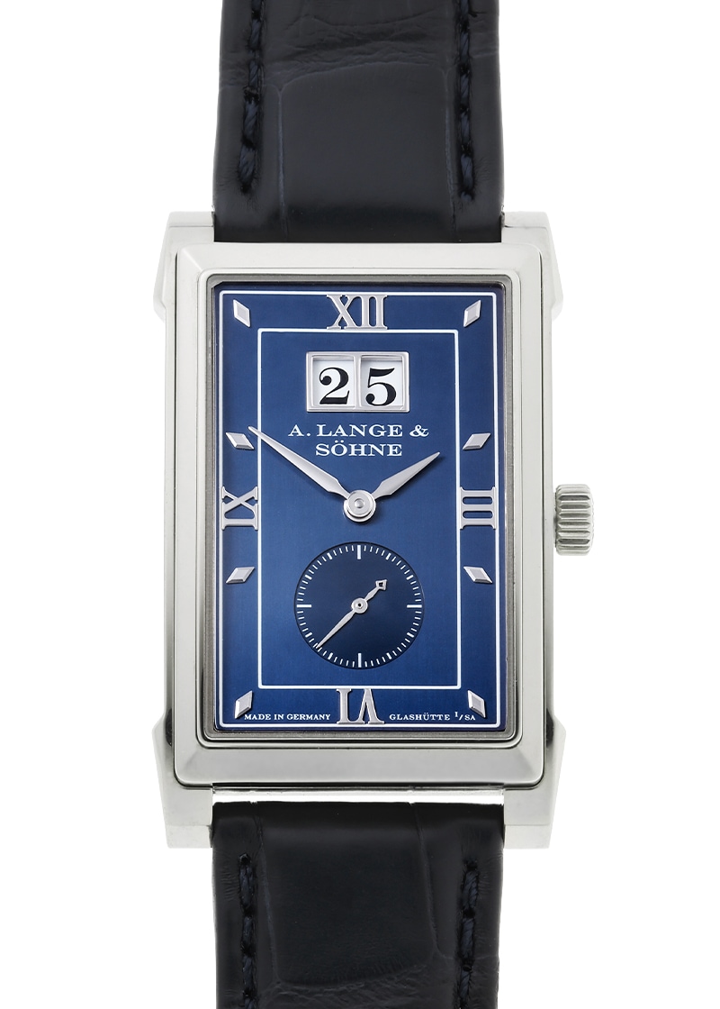 A.ランゲ&ゾーネ - カバレット | A.LANGE&SOHNE | 157.127(LS1073BA) | WG ブルー文字盤 手巻き レザー | 中古