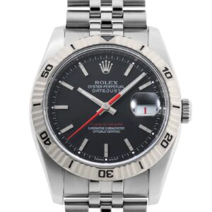 ロレックス - オイスター パーペチュアル デイトジャスト ターノグラフ | ROLEX | 116264 | WG&SS 黒文字盤 自動巻き ブレスレット | 中古