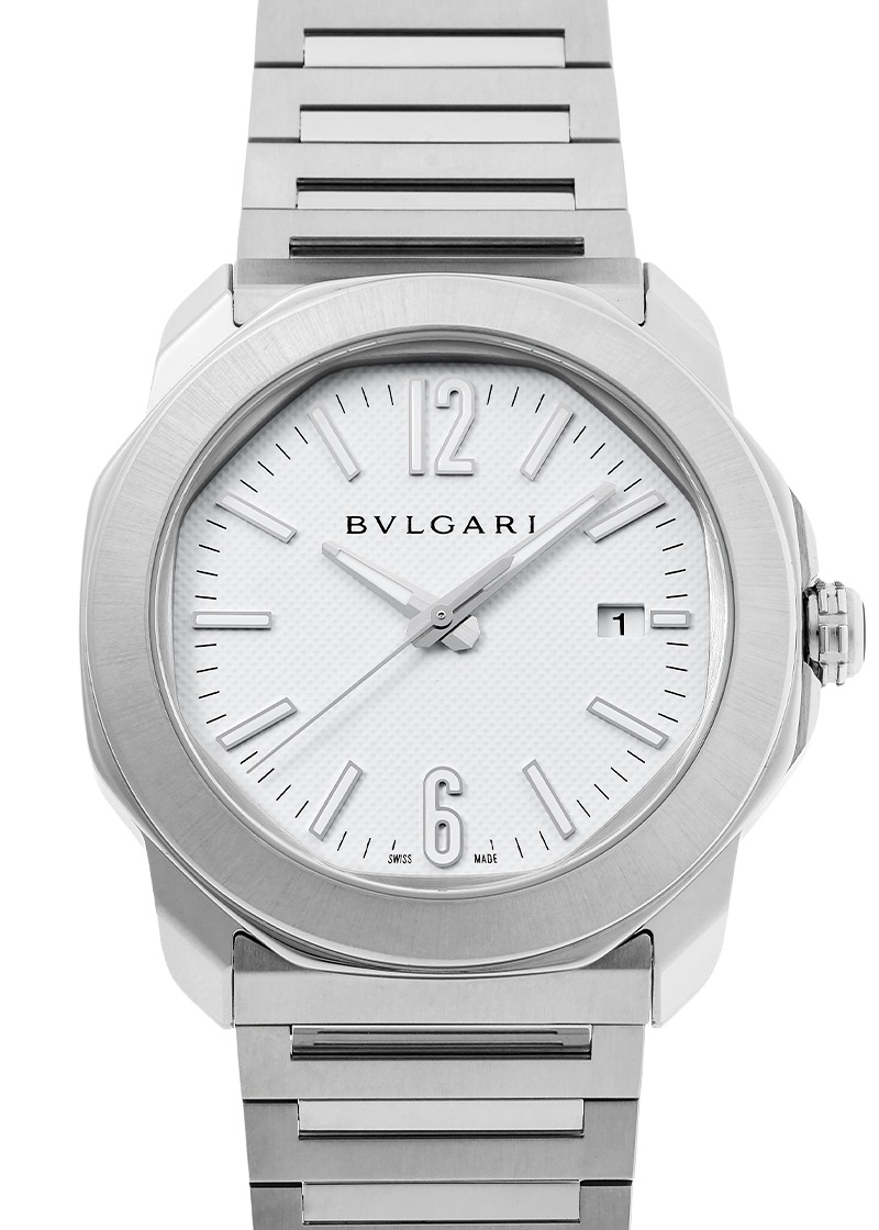 ブルガリ - オクト ローマ ウォッチ | BVLGARI | 103738 | SS 白文字盤 自動巻き ブレスレット | 委託品 | 中古