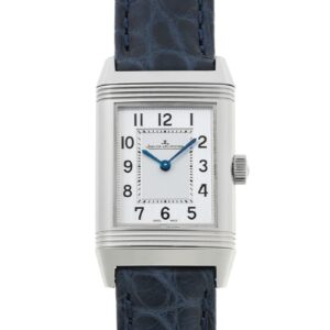 ジャガールクルト - レベルソ クラシック スモール | JAEGER LECOULTRE | Q2618540(221.8.47) | SS シルバー文字盤 クォーツ レザー | 中古