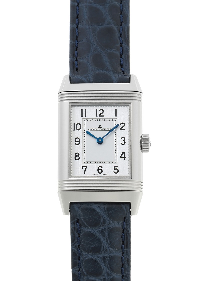 ジャガールクルト - レベルソ クラシック スモール | JAEGER LECOULTRE | Q2618540(221.8.47) | SS シルバー文字盤 クォーツ レザー | 中古