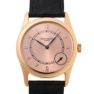 パテックフィリップ - カラトラバ | PATEK PHILIPPE | 5000R-001 | RG ピンク文字盤 自動巻き レザー | 入荷予定 | 中古