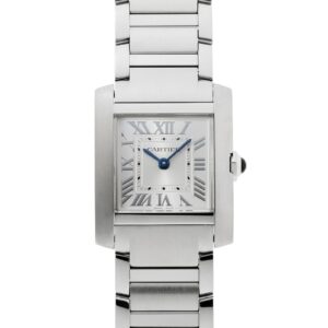 カルティエ - タンクフランセーズ SM | CARTIER | WSTA0129 | SS シルバー文字盤 クォーツ ブレスレット | 未使用品