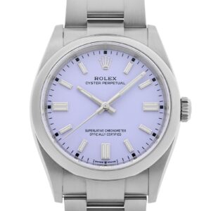 ロレックス - オイスター パーペチュアル 36 | ROLEX | 126000 | SS ラベンダー文字盤 自動巻き ブレスレット | 中古