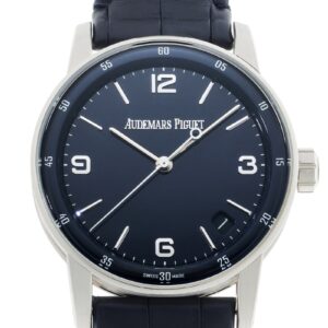 オーデマピゲ - CODE11.59 バイ オーデマピゲ オートマティック | AUDEMARS PIGUET | 15210BC.OO.A321CR.01 | WG ブルー文字盤 自動巻き レザー | 委託品 | 中古