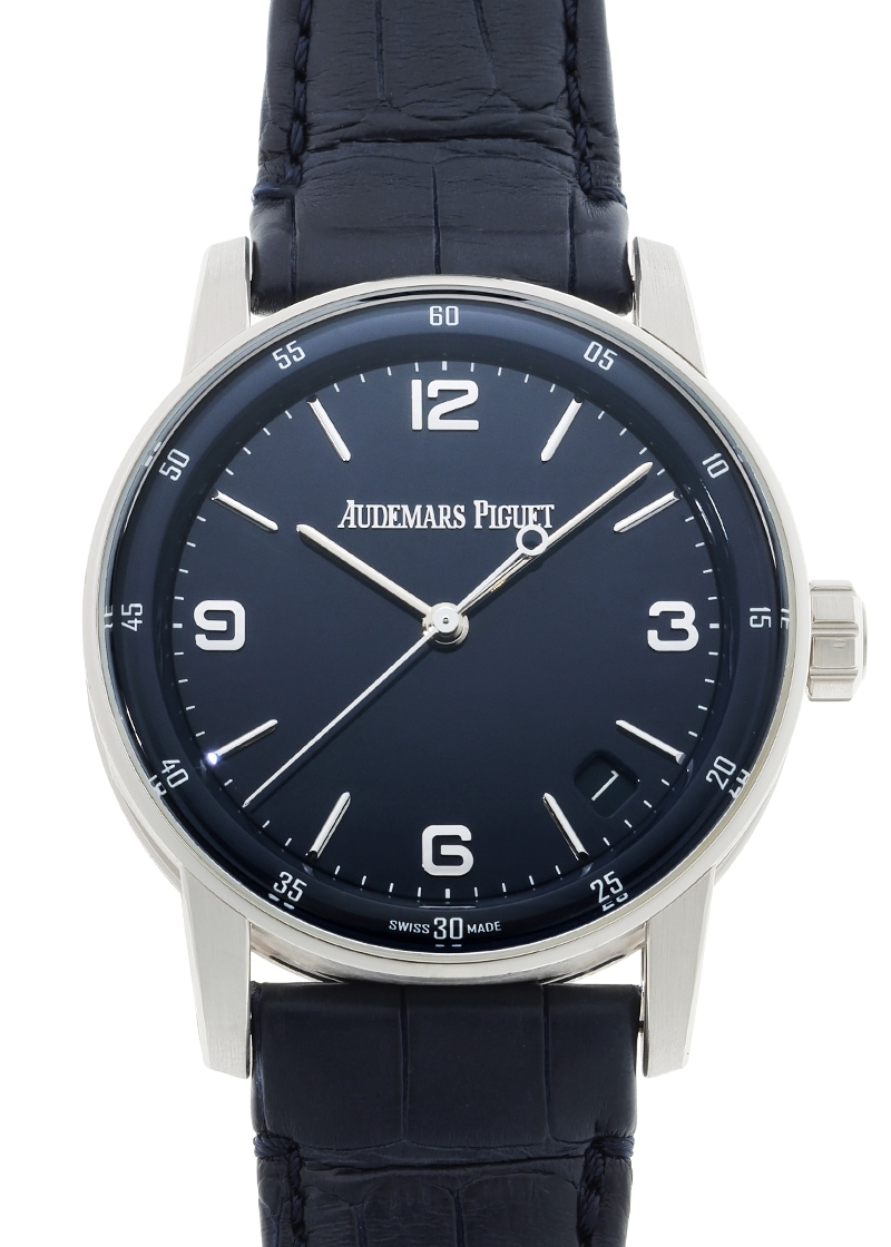 オーデマピゲ - CODE11.59 バイ オーデマピゲ オートマティック | AUDEMARS PIGUET | 15210BC.OO.A321CR.01 | WG ブルー文字盤 自動巻き レザー | 委託品 | 中古