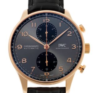 IWC - ポルトギーゼ クロノグラフ | INTERNATIONAL WATCH COMPANY | IW371610 | RG グレー文字盤 自動巻き レザー | 中古