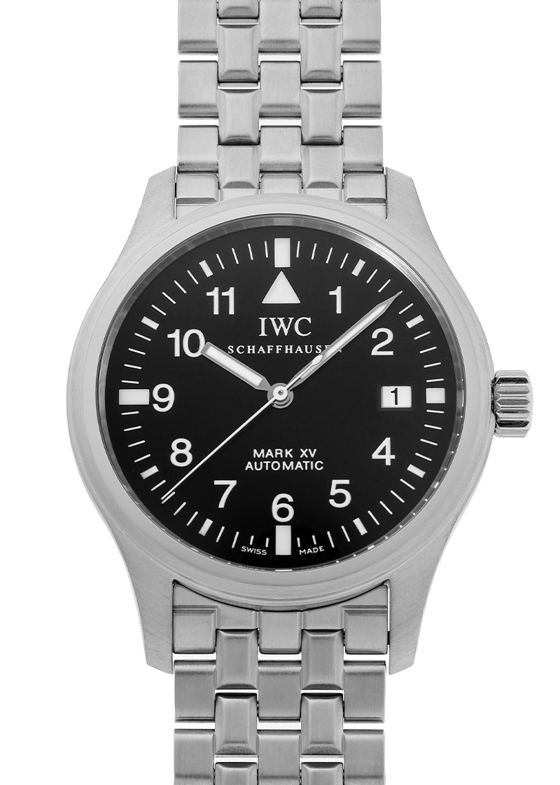 IWC - パイロットウォッチ マークXV(マーク15) 後期ブレスレット | INTERNATIONAL WATCH COMPANY | IW325307(3253-007) | SS 黒文字盤 自動巻き ブレスレット | 中古