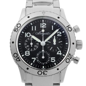 ブレゲ - アエロナバル | BREGUET | 3800ST/92/SW9 | SS 黒文字盤 自動巻き ブレスレット | 中古