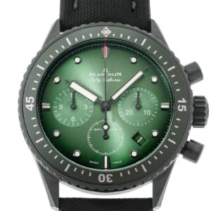 ブランパン - フィフティファゾムス バチスカーフ クロノグラフ フライバック | BLANCPAIN | 5200-0153-B52A | CE グリーン文字盤 自動巻き ナイロン | 中古
