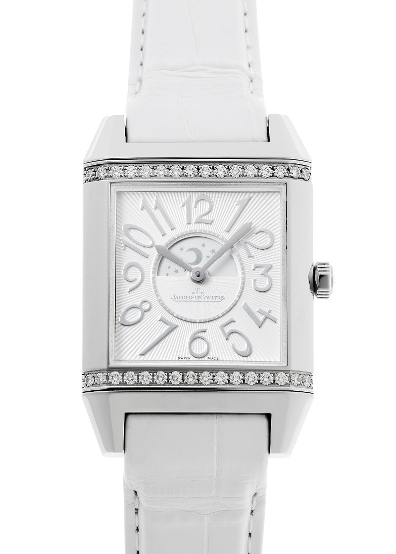 ジャガールクルト - レベルソ スクアドラ デュエット | JAEGER-LECOULTRE | Q7058420 | SS シルバー/黒文字盤 自動巻き レザー | 中古